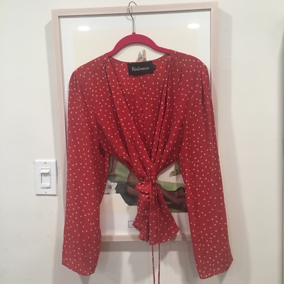 Realisation Par Bianca Red Star Top - Picture 4 of 5